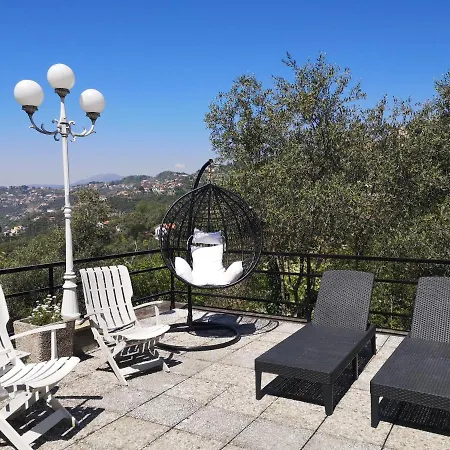 Ferienhaus La Vivagna - Casa Vista Mare Tra Gli Ulivi